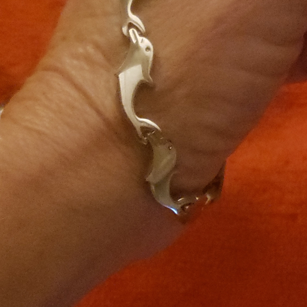 Solid Sterling Silver Bracelet - image 7